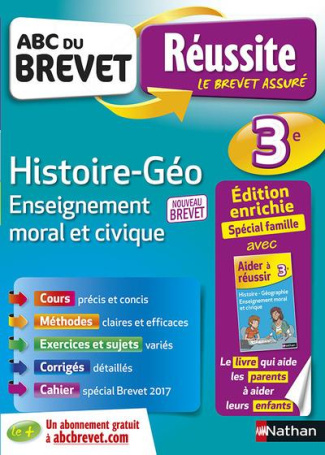 Histoire-Géographie Enseignement moral et civique 3e