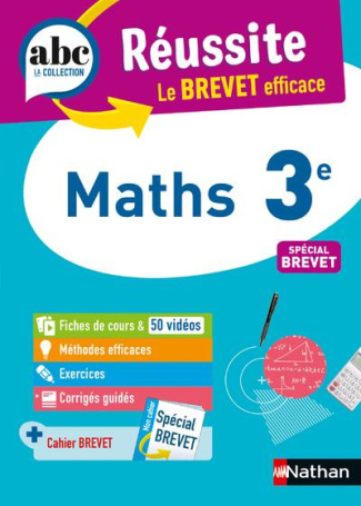 Maths 3e Spécial Brevet. Edition 2022