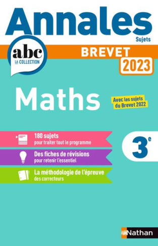 Mathématiques 3e. Edition 2023