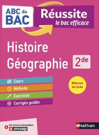 Histoire-géographie 2de. Avec 1 livret orientation ONISEP, Edition 2019