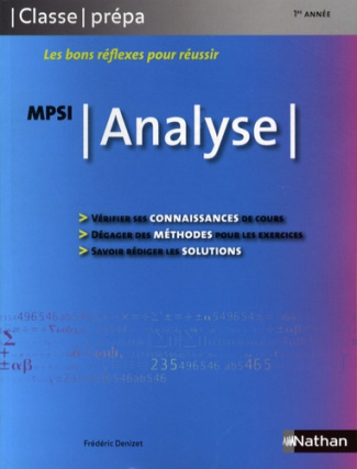 Analyse MPSI
