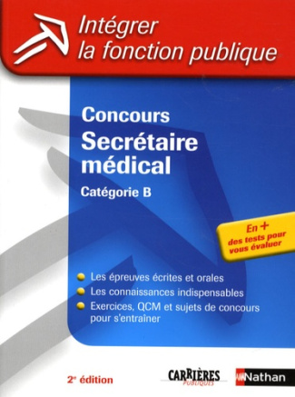 Concours Secrétaire médicale. Catégorie B