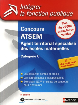 Concours ATSEM (Agent territorial spécialisé des écoles maternelles). Catégorie C, 3e édition