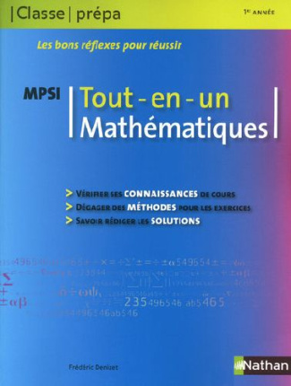 Tout-en-un mathématiques. 1re année