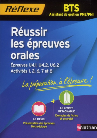 Réussir les épreuves orales BTS Assistant de gestion PME/PMI
