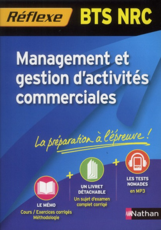 Management et gestion d'activités commerciales BTS NRC