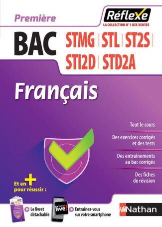 Francais 1res STMG-STL- ST2S-STI-STD2A. Edition 2018