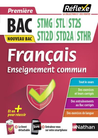 Français 1res Bac technologique. Edition 2020