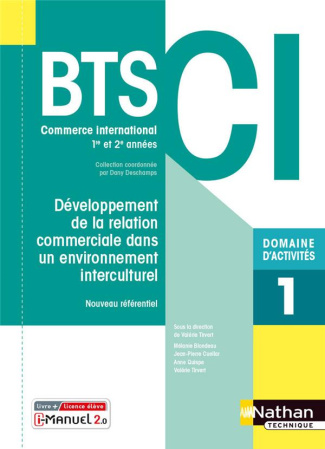 Développement de la relation commerciale dans un environnement interculturel BTS Commerce Internatio