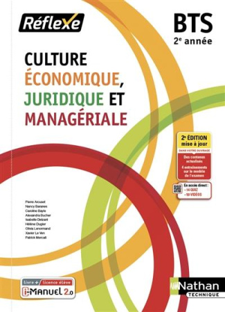 Culture économique, juridique et managériale BTS 2e année. Edition 2022