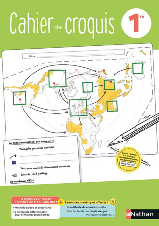 Cahier de croquis 1re. Edition 2021
