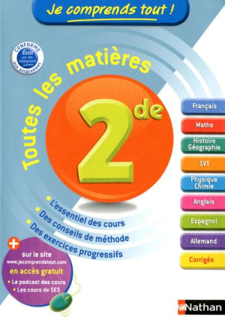 Toutes les matières 2de