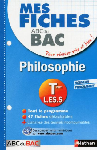 Philosophie Tles L, ES, S