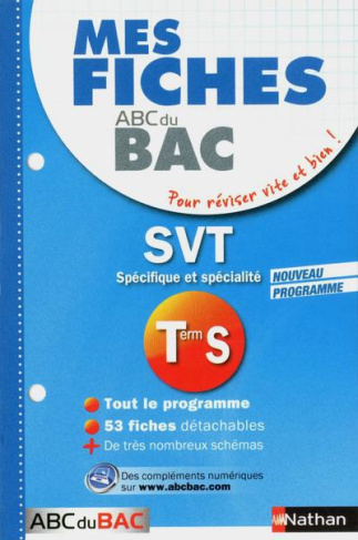 SVT spécifique et spécialité Tle S