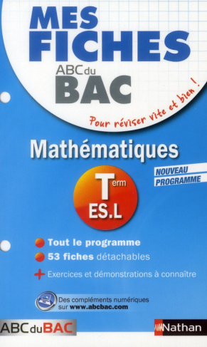 Mathématiques Tles ES L