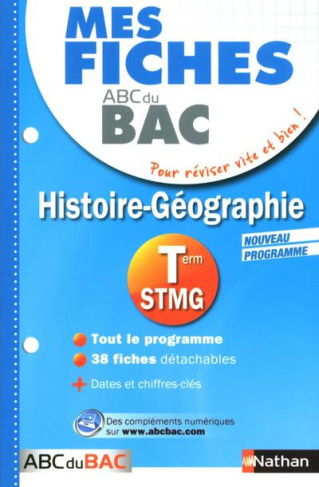 Histoire Géographie Tle STMG