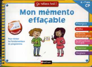 Mon mémento effaçable. CP 6-7 ans
