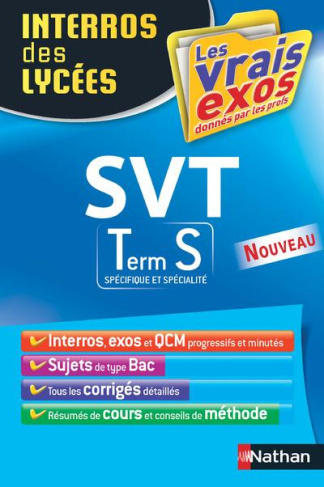 SVT Tle S spécifique et spécialité