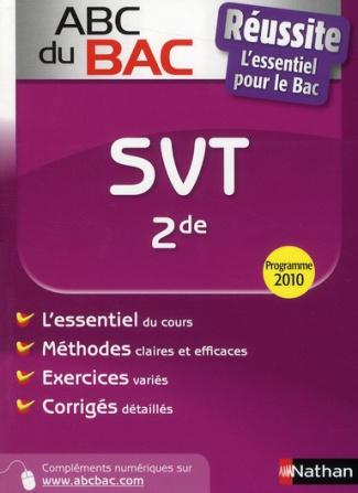 Sciences de la Vie et de la Terre 2e. Programme 2010