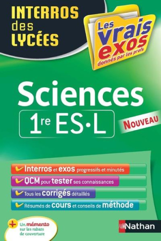 Sciences 1ere ES/L
