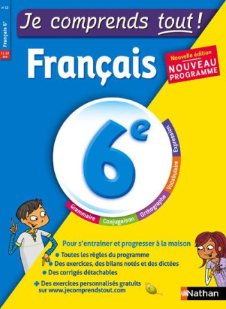 Français 6e Je comprend tout ! Edition 2016