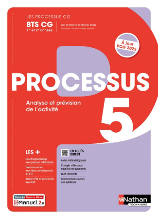 Processus 5 Analyse et prévention de l'activité BTS CG 1ère et 2ème années. Edition 2025