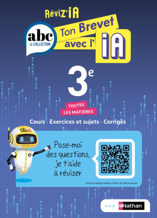 Reviz'IA Ton brevet avec l'IA. Toutes les matières 3e, Edition 2024