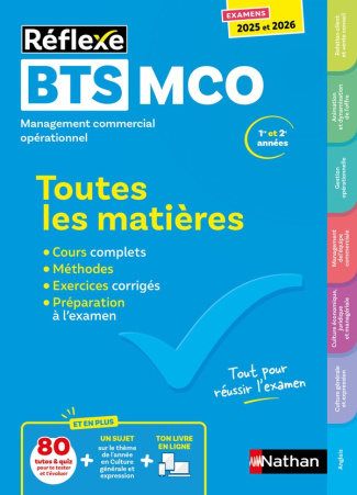 Management commercial opérationnel BTS MCO. Toutes les matières, Edition 2025-2026