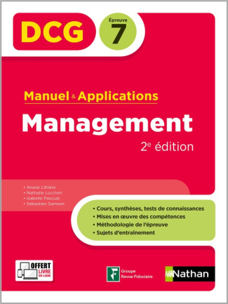 Management DCG 7. Manuel & Applications, 2e édition