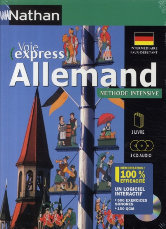 Allemand intermédiaire. Méthode intensive, avec 3 CD audio