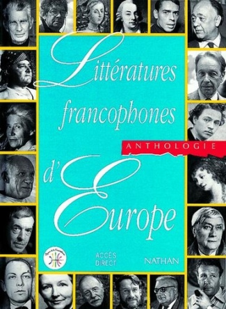 Littératures francophones d'Europe. Anthologie