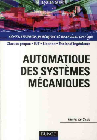 Automatique des systèmes mécaniques