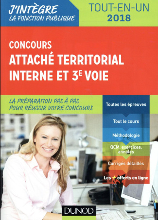 Concours Attaché territorial interne et 3e voie. Concours interne et 3e voie - Tout-en-un, Edition 2