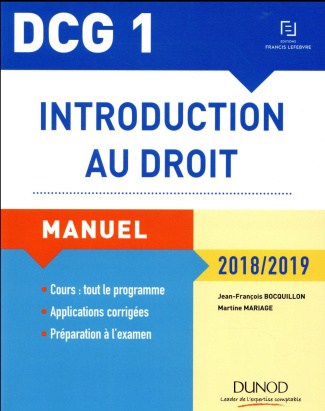 Introduction au droit DCG 1