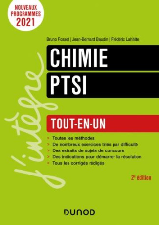 Chimie PTSI Tout-en-un. 2e édition