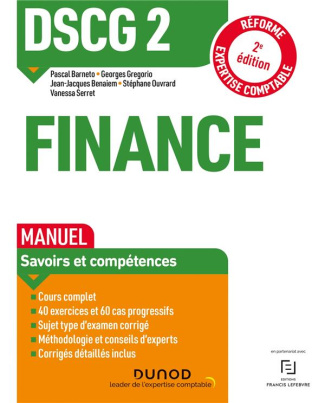 DSCG 2 Finance. Manuel, 2e édition