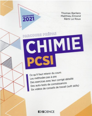Chimie PCSI. Edition 2021