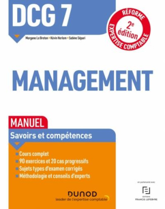 DCG 7 Management. Manuel, 2e édition