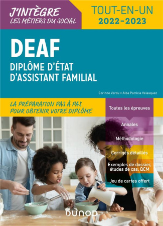 DEAF Diplôme d'Etat d'Assistant Familial. Tout-en-un, Edition 2022-2023