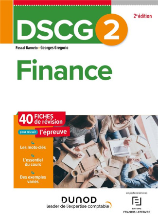 Finance DSCG 2. Fiches de révision, 2e édition