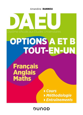 DAEU options A et B. Tout-en-un