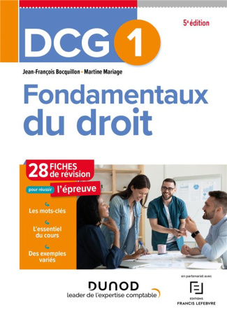Fondamentaux du droit DCG 1. Fiches de révision, 4e édition