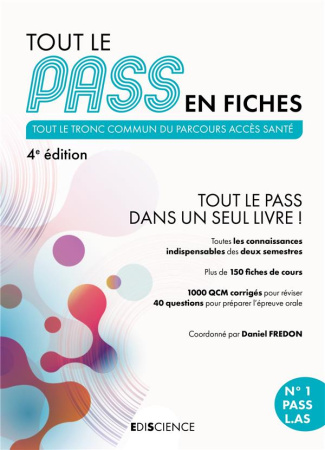 Tout le PASS en fiches. Tout le tronc commun du parcours accès santé, 4e édition