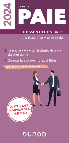 Le petit Paie. L'essentiel en bref, Edition 2024