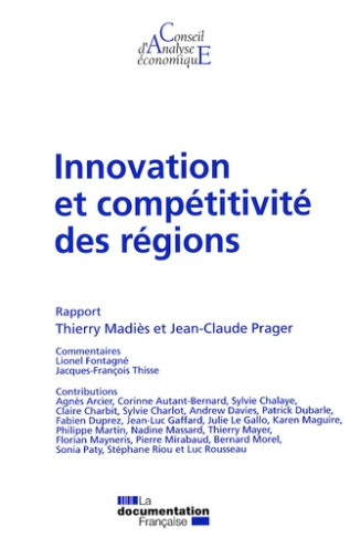 Innovation et compétitivité des régions