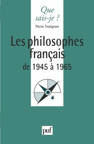 Philosophes français de 1945 à 1965. 5e édition
