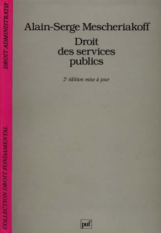 Droit des services publics. 2e édition