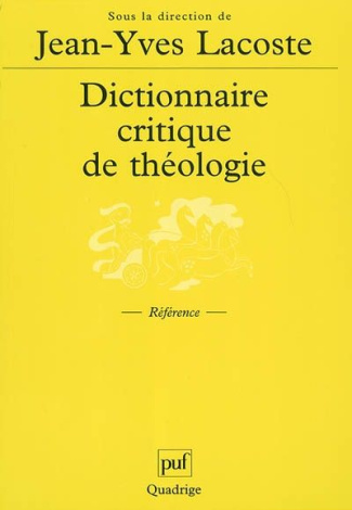Dictionnaire critique de théologie
