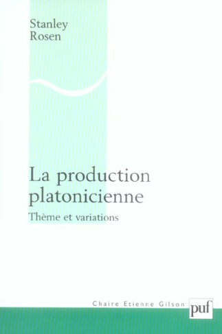 La production platonicienne . Thème et variations