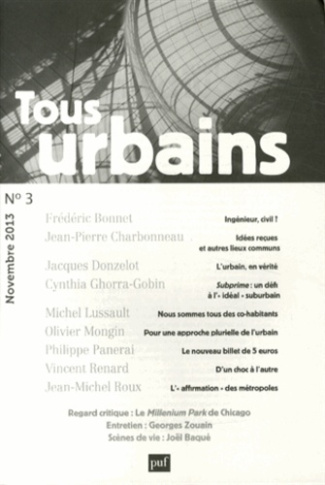 Tous urbains N° 3, Novembre 2013